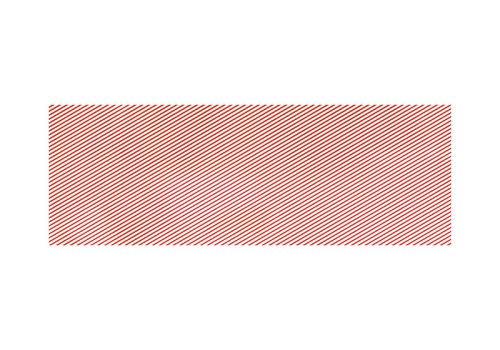 Csomagolópapír fehér - piros csíkos arany nyomattal 70x200cm