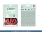 Eco Lufi 30cm Metál világos vörös (10 db)