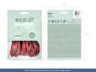 Eco Lufi 30cm Metál piros (10 db)