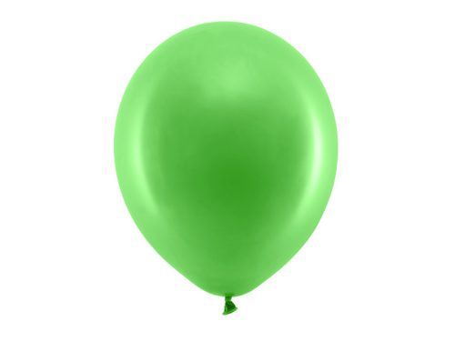 Szivárvány léggömb 30cm Pasztell zöld (100 db)