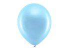 Szivárvány léggömb 30cm Metál kék (100 db)