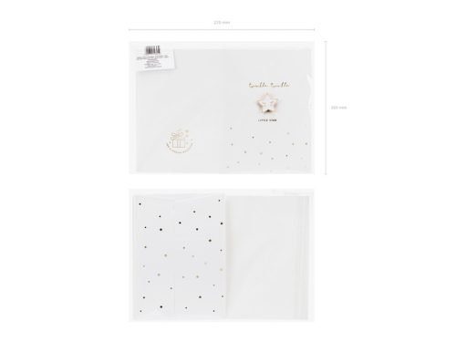 Üdvözlőlap csillag kitűzővel