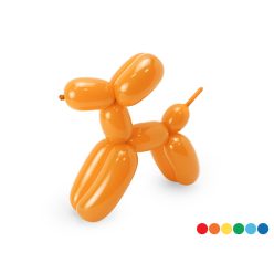   Szivárvány színű modellező lufik pumpával – vegyes színek, 130 cm (30 db)