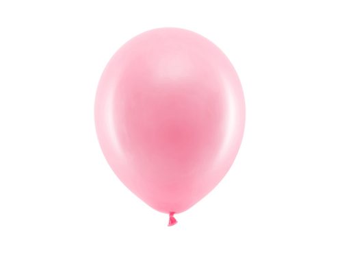 Szivárvány léggömb 23cm Pasztell rózsaszín (10 db)