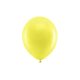 Szivárvány léggömb 23cm Pasztell sárga (10 db)