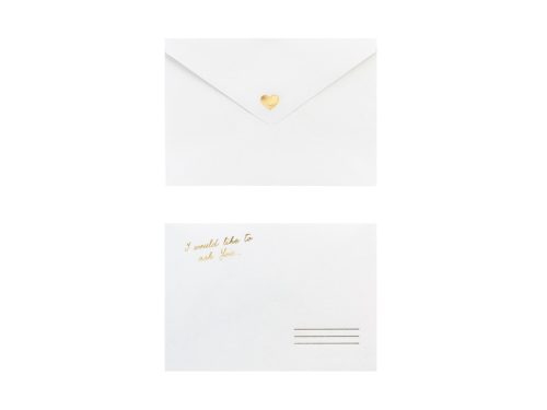 Üdvözlőlap karkötővel „Tiszteletbeli koszorúslány”