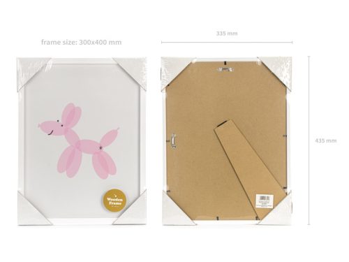 Fényképkeret, fehér (30x40cm)