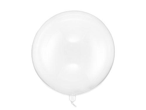 Buborék Lufi áttetsző 40cm