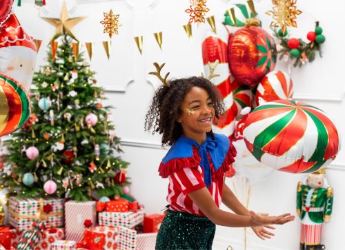 Cukorka Fólia Léggömb 35cm - vegyes színek