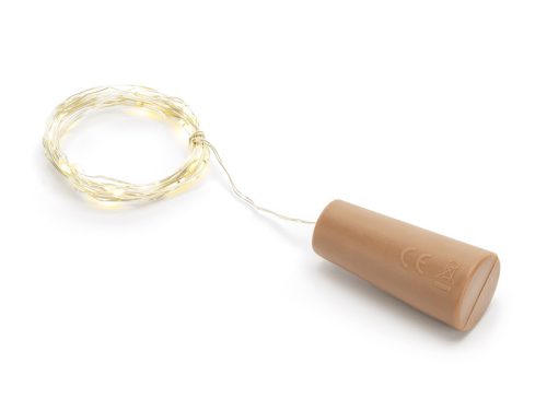 LED palackfény parafadugóval (1 db)