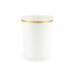 Papírpohár fehér 260 ml (6 db)
