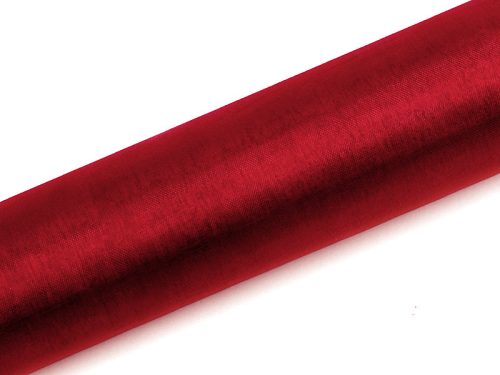 Organza piros 0.16x9m
