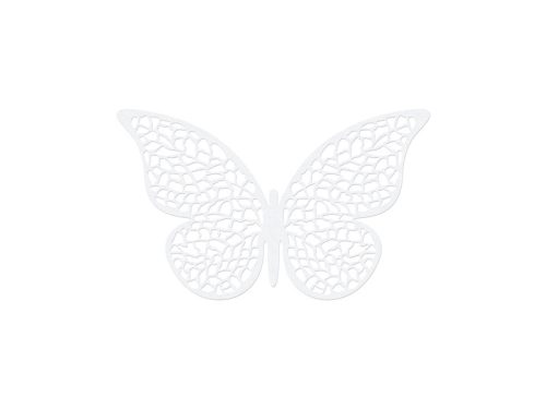 Pillangó papírdekoráció 6.5x4cm (10 db)