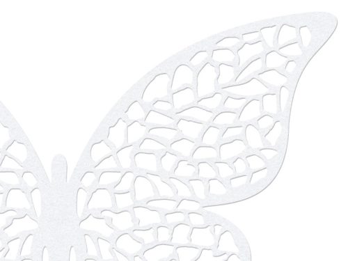 Pillangó papírdekoráció 6.5x4cm (10 db)