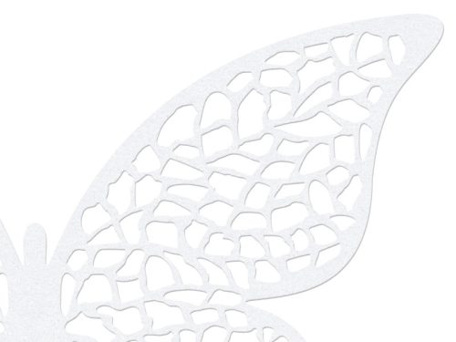 Pillangó papírdekoráció 8x5cm (10 db)