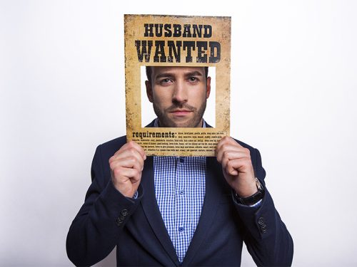 Vicces Táblák - Husband Wanted és Wife Wanted (2 db)