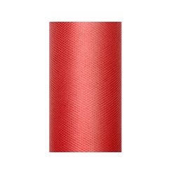 Tüll piros 0.3 x 9m