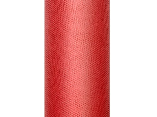Tüll piros 0.3 x 9m