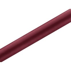Szatén anyag - sötét vörös 36cmx9m