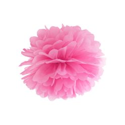 Selyempapír pompom rózsaszín 25cm