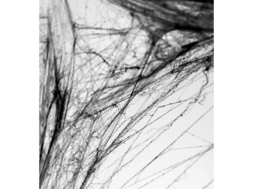 Halloween pókháló fekete (1 csomag)