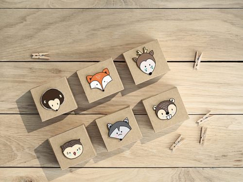 Fa csipesz natúr fa (20 db)