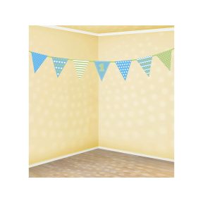 Papír- és fa girlandok