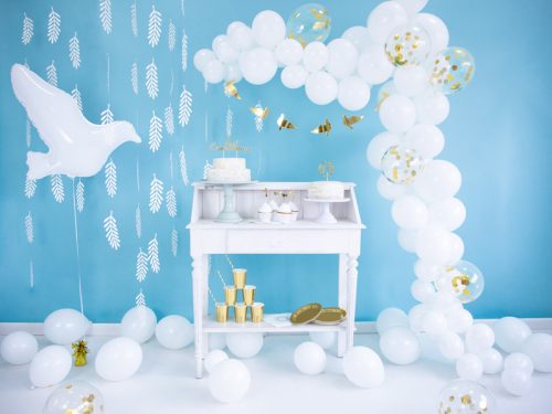 Erős Lufi 27cm Kristálytiszta (100 db)