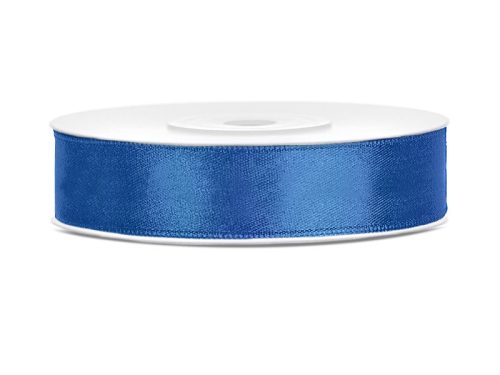 Szatén szalag királykék 12mm/25m