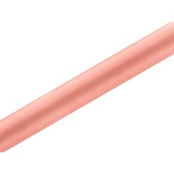Szatén anyag - korall 36cmx9m