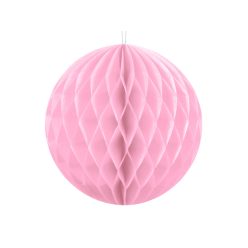 Méhsejt dekorgömb rózsaszín 10cm