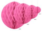 Méhsejt dekorgömb rózsaszín 10cm