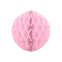 Méhsejt dekorgömb rózsaszín 20cm