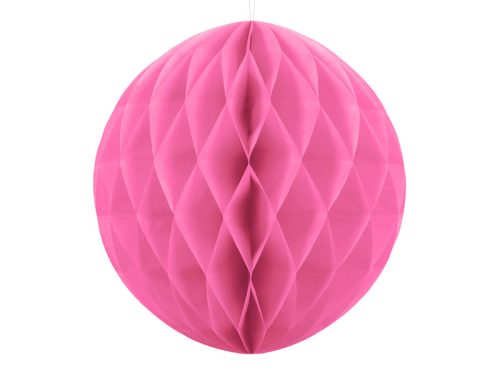 Méhsejt dekorgömb rózsaszín 20cm