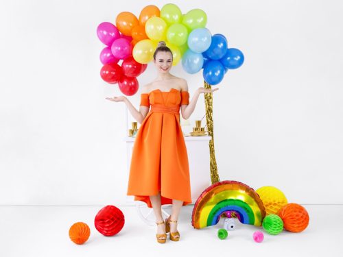 Méhsejt dekorgömb narancssárga 20cm