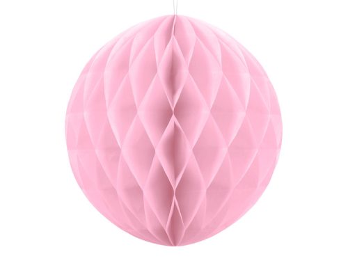 Méhsejt dekorgömb rózsaszín 40cm