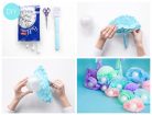 Selyempapír pompom világoskék 25cm