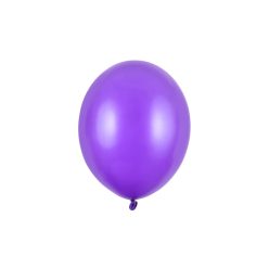 Erős Lufi 27cm Metál lila (10 db)