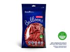 Erős Lufi 27cm Metál pipacspiros (50 db)