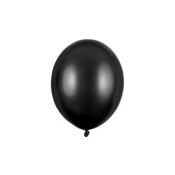 Erős Lufi 27cm Metál fekete (50 db)