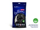 Erős Lufi 27cm Metál fekete (50 db)