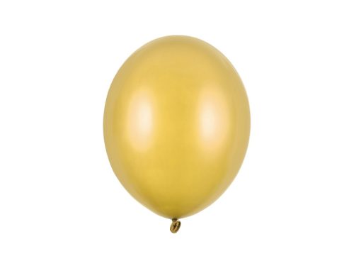 Erős Lufi 27cm Metál arany (50 db)