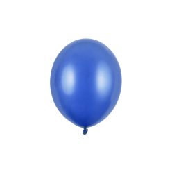 Erős Lufi 27cm Metál kék (50 db)