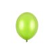 Erős Lufi 27cm Metál lime zöld (50 db)
