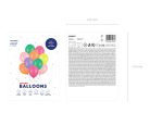 Erős Lufi 30cm - Mix (10 db)