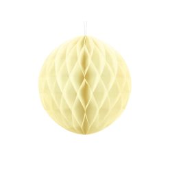 Méhsejt dekorgömb szalmasárga 30cm