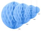 Méhsejt dekorgömb világoskék 20cm