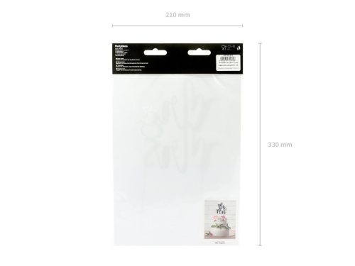 Tortadísz Mr&Mrs - fekete