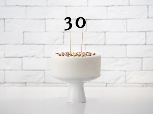 Asztalszámok - fekete (11 db)