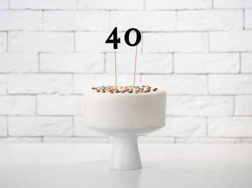 Asztalszámok - fekete (11 db)